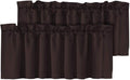 H.VERSAILTEX Blackout Valances for Windows, Kitchen Window Valance Curtains for by HVERSAILTEX