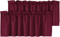 H.VERSAILTEX Blackout Valances for Windows, Kitchen Window Valance Curtains for by HVERSAILTEX