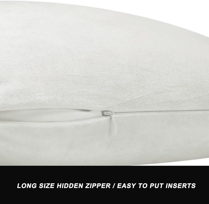 GIGIZAZA Decorative Couch Throw Pillow Covers Velvet - Image 3