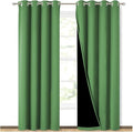 NICETOWN 100% Blackout Curtains 84 inches Long, Forest Green, 52 inches Wide by NICETOWN