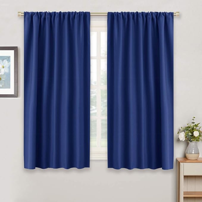 RYB HOME Blackout Curtains for Bedroom Living Room 72 inches Long, Thermal by RYBHOME