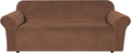 H.VERSAILTEX Stretch Velvet Sofa Covers Large Couch Covers Sofa Slipcovers by HVERSAILTEX