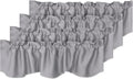 H.VERSAILTEX 4 Panels Blackout Curtain Valances by HVERSAILTEX
