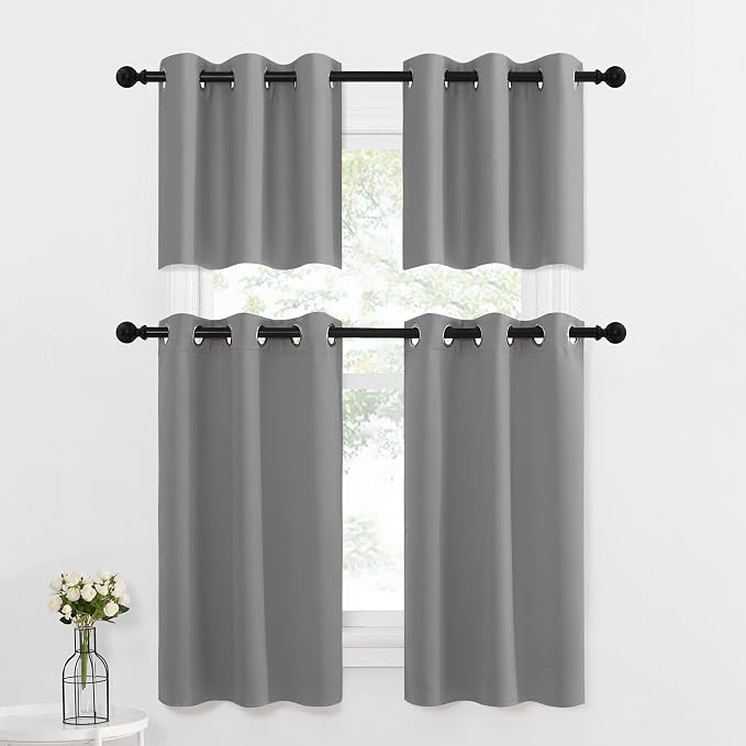 NICETOWN Small Curtain for Half Window, 1 Pair - Image 2