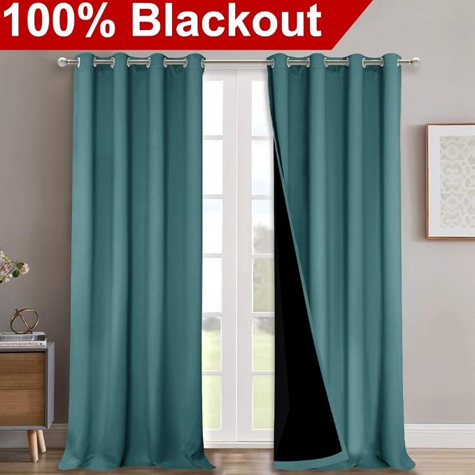 NICETOWN 100% Blackout Curtains - Image 2