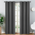 Yakamok Thermal Insulated Solid Grommet Light Blocking Blackout Curtains by Yakamok
