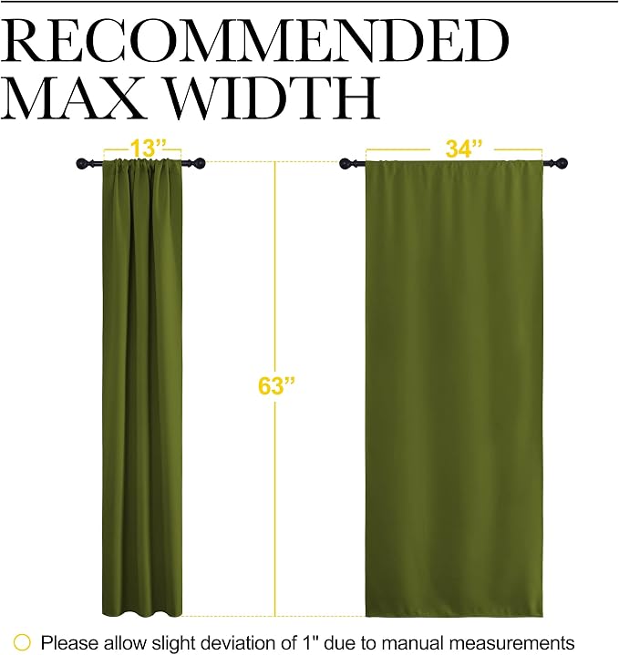 NICETOWN Bedroom Curtains Draperies - Image 7