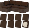 8Pcs Stretch Patio Cushion Covers, Outdoor Couch & Sofa Replacement Slipcovers by VORSHAPE