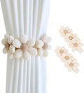 SRG Sunflower Curtain Tiebacks-2 Pack | Daisy Curtain Holdbacks Three Flower | by SRG