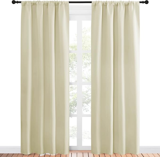 NICETOWN Blackout Curtains for Living Curtains, Window Treatment Thermal - Image 2