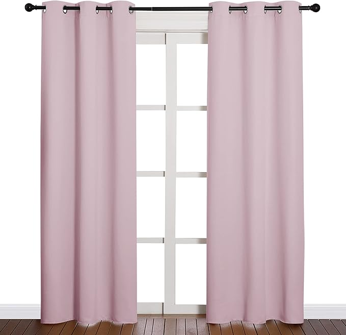 NICETOWN Nursery Essential Thermal Insulated Solid Grommet Top Blackout by NICETOWN