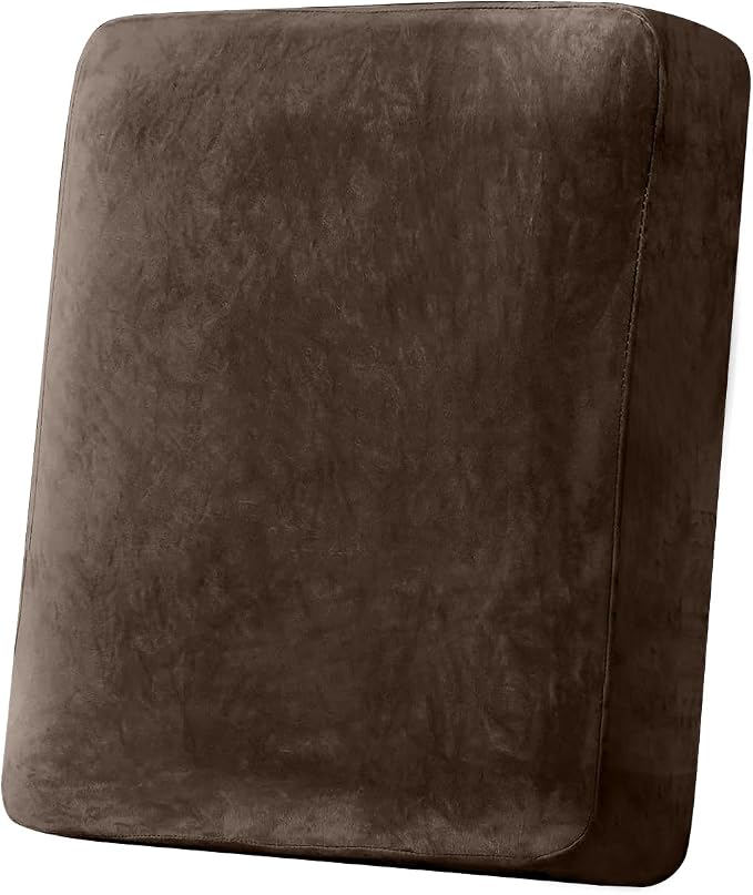 Couch Cover Stretch Velvet Sofa Cushion Cover 1-Piece by Taque