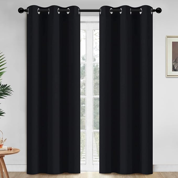 Yakamok 84 Inch Length Blackout Curtains by Yakamok