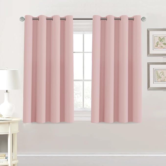 H.VERSAILTEX Blackout Curtain for Living Room Small Window Kitchen Blackout by HVERSAILTEX