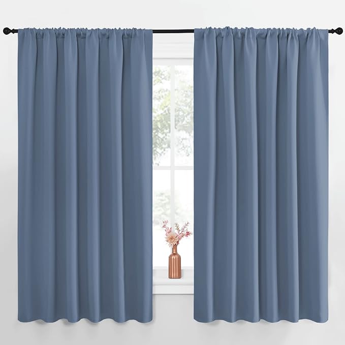 NICETOWN Blackout Curtains for Bedroom, Window Treatment Energy Saving Thermal by NICETOWN