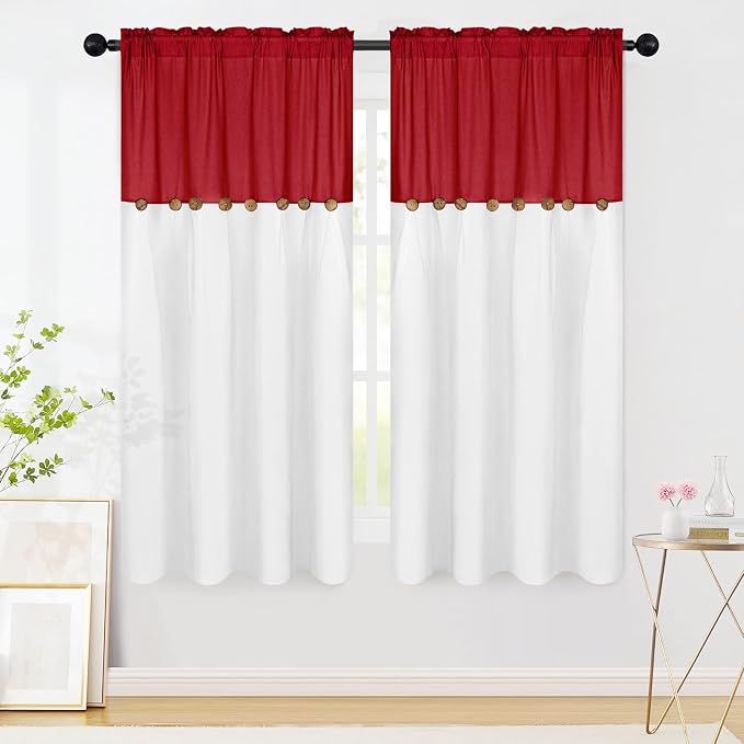 FRAMICS Farmhouse Cotton Linen Curtains - Image 6