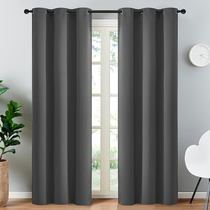 Yakamok 90 Inch Long Blackout Curtains by Yakamok
