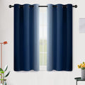 SimpleHome Ombre Room Darkening Curtains 45 inches Length by SimpleHome