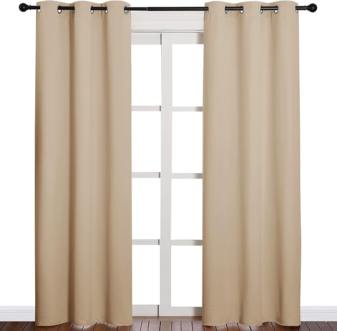 NICETOWN Thermal Insulated Eyelet Top Room Darkening Panels/Curtains/Drapes by NICETOWN