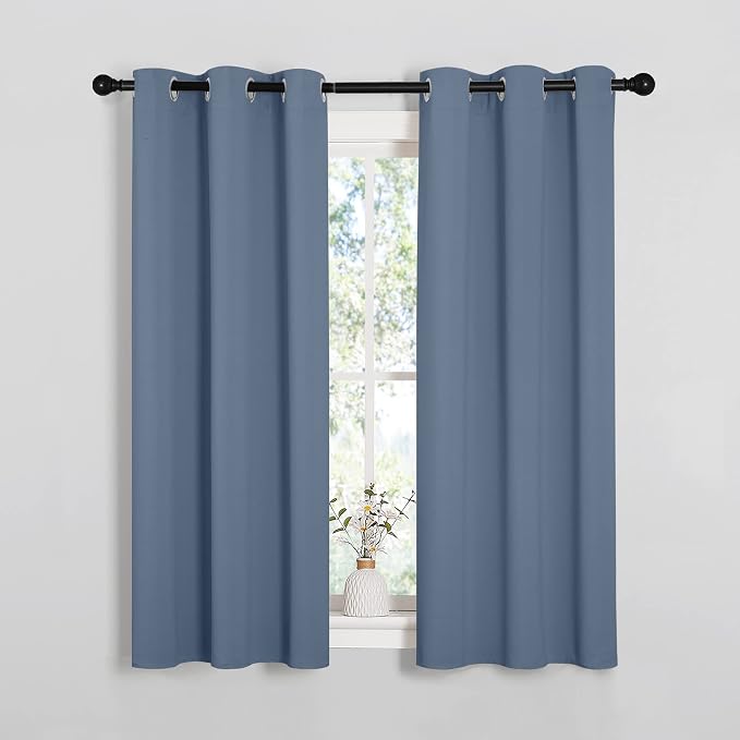 NICETOWN Kitchen Curtains with Grommet Top, Privacy & Room Darkening Thermal by NICETOWN