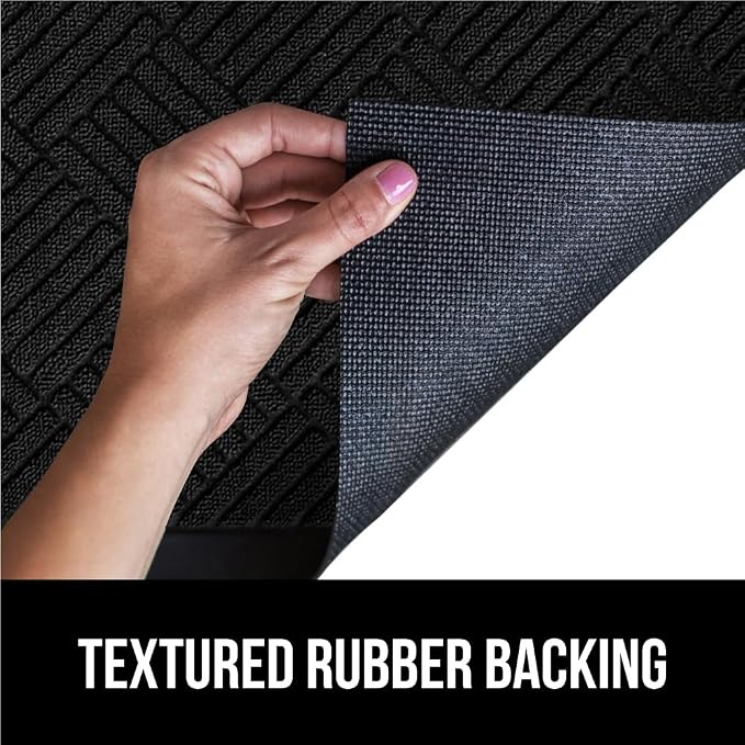 GORILLA GRIP 100% Waterproof All-Season WeatherMAX Doormat US Designed Natural - Image 5