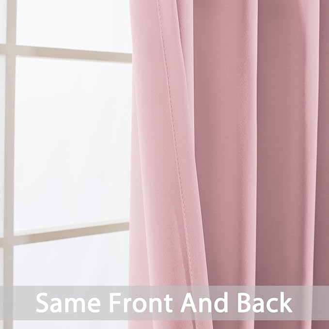 Yakamok Wide Thermal Blackout Patio Door Curtain Panel, Extra Wide Curtains - Image 4