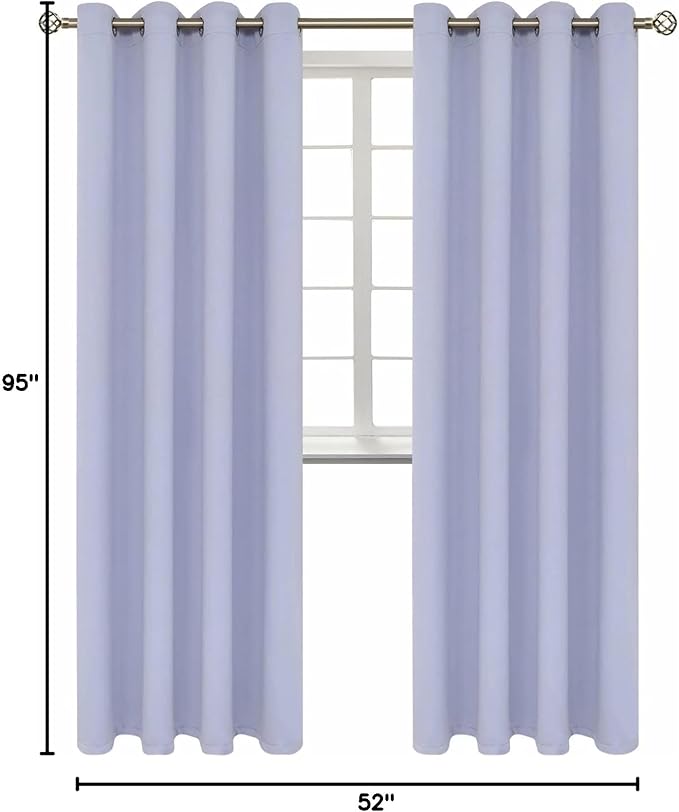 BGment Room Darkening Curtains 95 Inches Long - Image 9