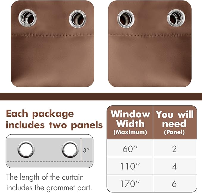 MIULEE Blackout Curtains 96 Inches Long - Image 6