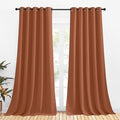 NICETOWN Thermal Insulated Burnt Orange Curtains by NICETOWN