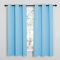 NICETOWN Light Blue Curtains for Nursery, Thermal Insulated Grommet Room by NICETOWN