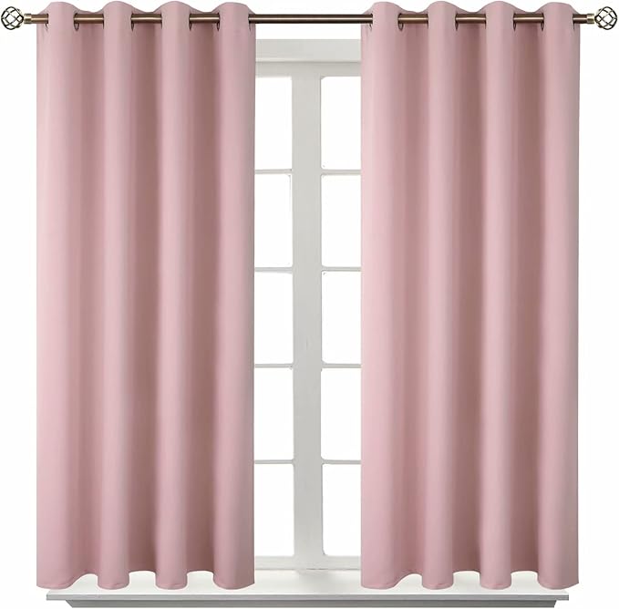 BGment Room Darkening Curtains 45 Inches Long by BGment