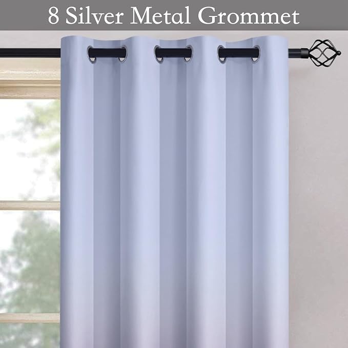 SimpleHome Ombre Room Darkening Curtains - Image 2