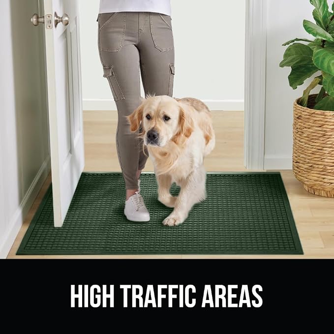 GORILLA GRIP® Ultra Absorbent Front Door Mat Outside Entrance, Traps Dirt and - Image 6