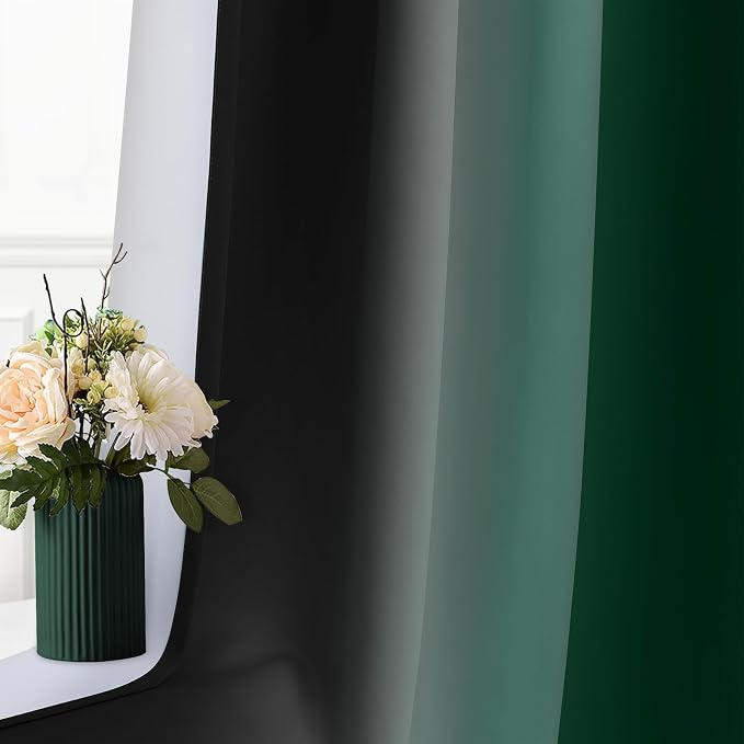 SimpleHome Ombre Room Darkening Curtains 84 inches Length - Image 6