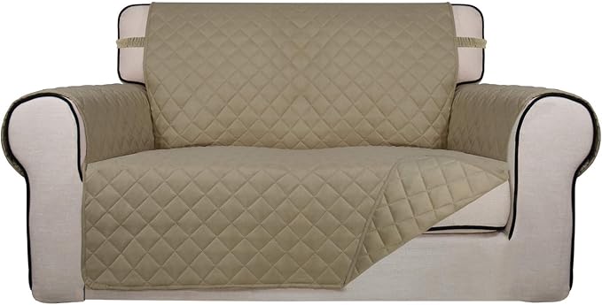 PureFit Reversible Quilted Sofa Cover, Water Resistant Medium Slipcover by PureFit