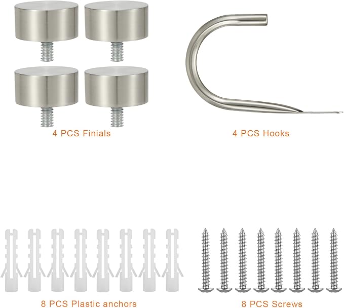 Premium Curtain Holdback, Quality Metal Decorative Curtain Holdbacks - Image 2