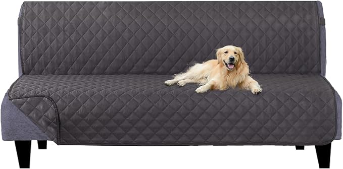 U-NICE HOME Futon Sofa Covers Reversible Sofa Slipcover Armless Cover Furniture by U-NICEHOME