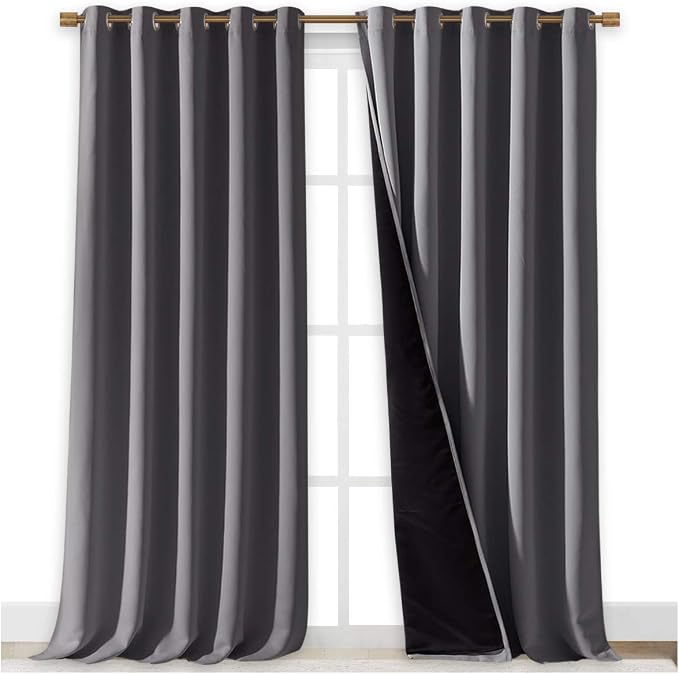 NICETOWN 100% Blackout Blinds, Laundry Room Decor Window Treatment Curtains by NICETOWN