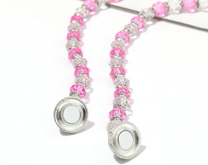 SUQ I OME 1 Pair of Luxury Crystal Beaded Magnetic Curtain Tieback and Holdback - Image 6