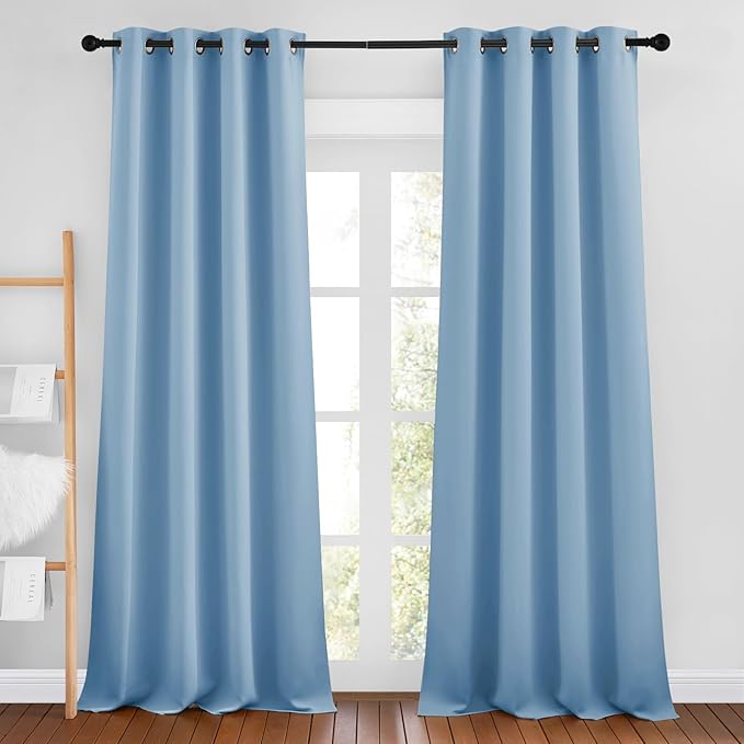 NICETOWN Blue Room Darkening Curtains by NICETOWN