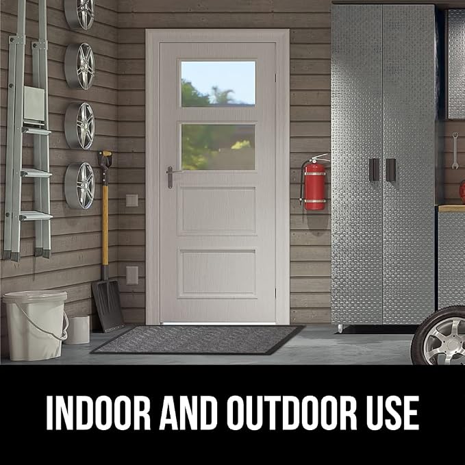 GORILLA GRIP 100% Waterproof All-Season WeatherMAX Doormat 35x23, US Designed - Image 9