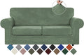 WEERRW Velvet Couch Covers for 2 Cushion Couch Sofa by WEERRW