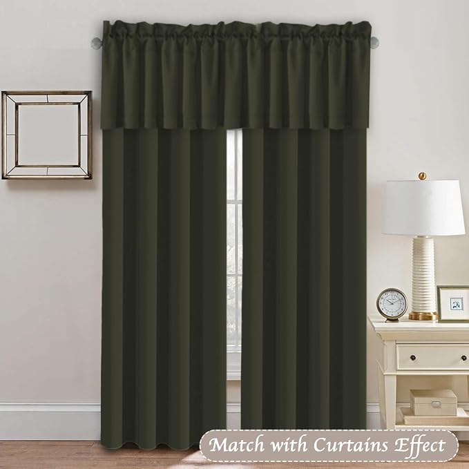 H.VERSAILTEX 4 Panels Blackout Valances - Image 3