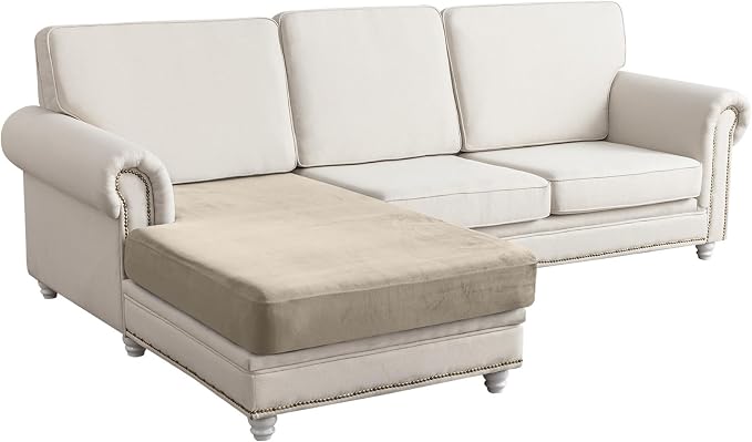 Couch Cover Velvet Chaise Cushion Cover by Taque