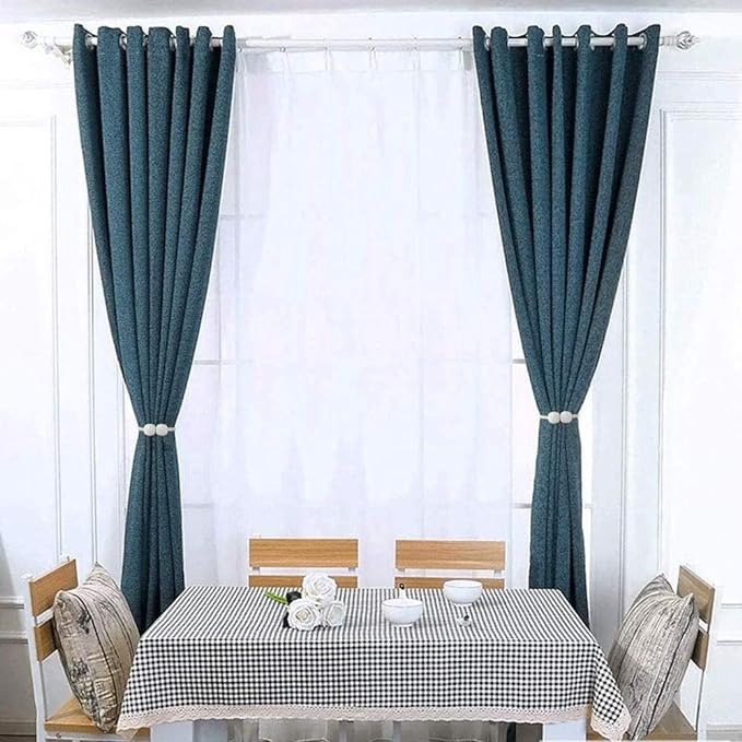Melaluxe 4 Pack Magnetic Curtain Tiebacks, Decorative Curtain Holdbacks - Image 5
