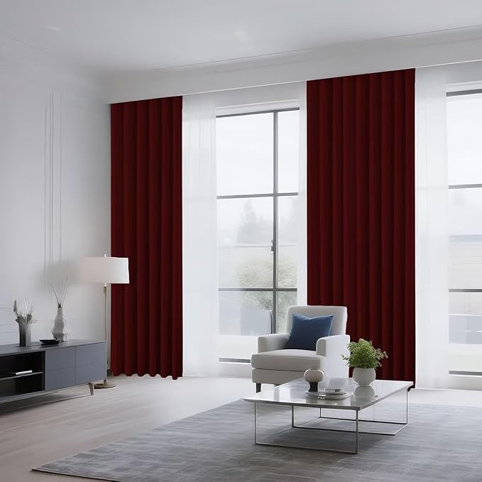 Joydeco Blackout Curtains for Bedroom 90 inch Long 2 Panels, Thermal Insulated - Image 8