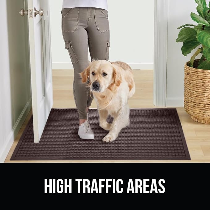 GORILLA GRIP® Ultra Absorbent Front Door Mat Outside Entrance, Traps Dirt and - Image 6