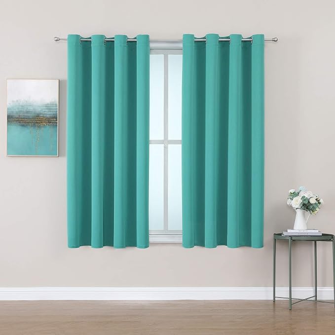 ChrisDowa Blackout Curtains for Bedroom and Living Room 54 Inches Long | 2 by ChrisDowa