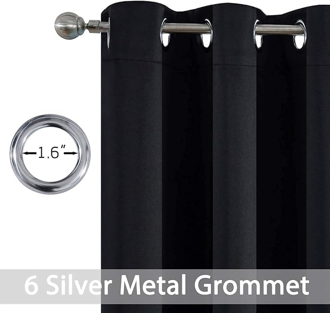 Yakamok 84 Inch Length Blackout Curtains - Image 2