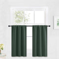 RYB HOME Kitchen Blackout Curtains Over Sink 36 inch Length, Rod Pocket Summer by RYBHOME